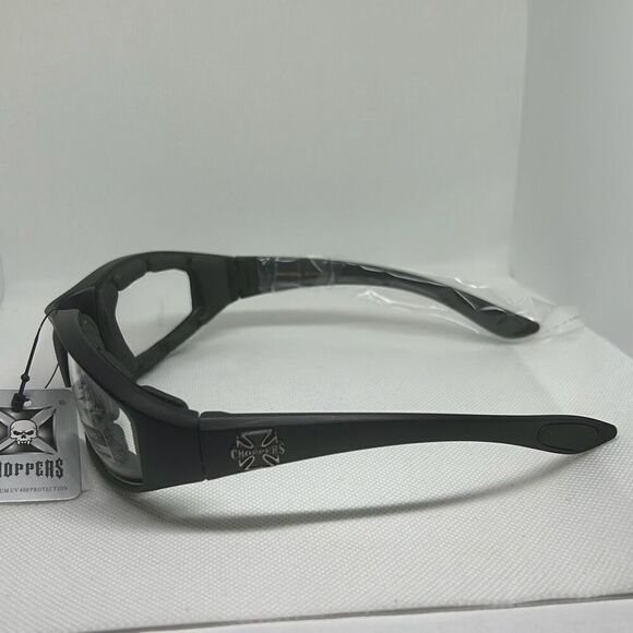 Choppers Padded Clear Lens Sunglasses - Picture 2 of 3